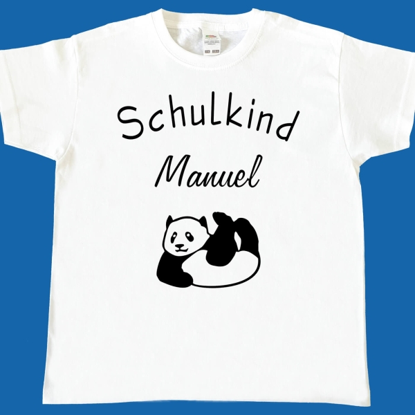 Kinder T-Shirt - Schulkind - Name frei