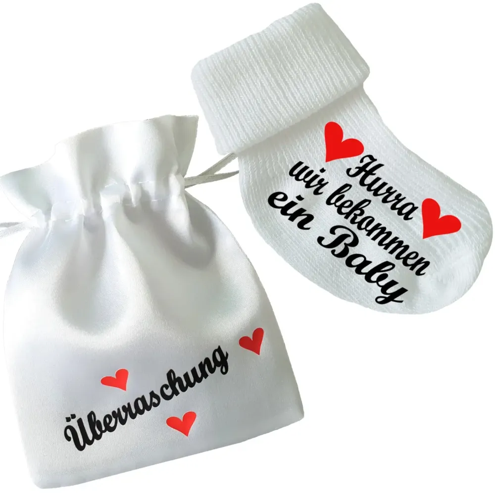 Babysocken - Wir bekommen ein Baby