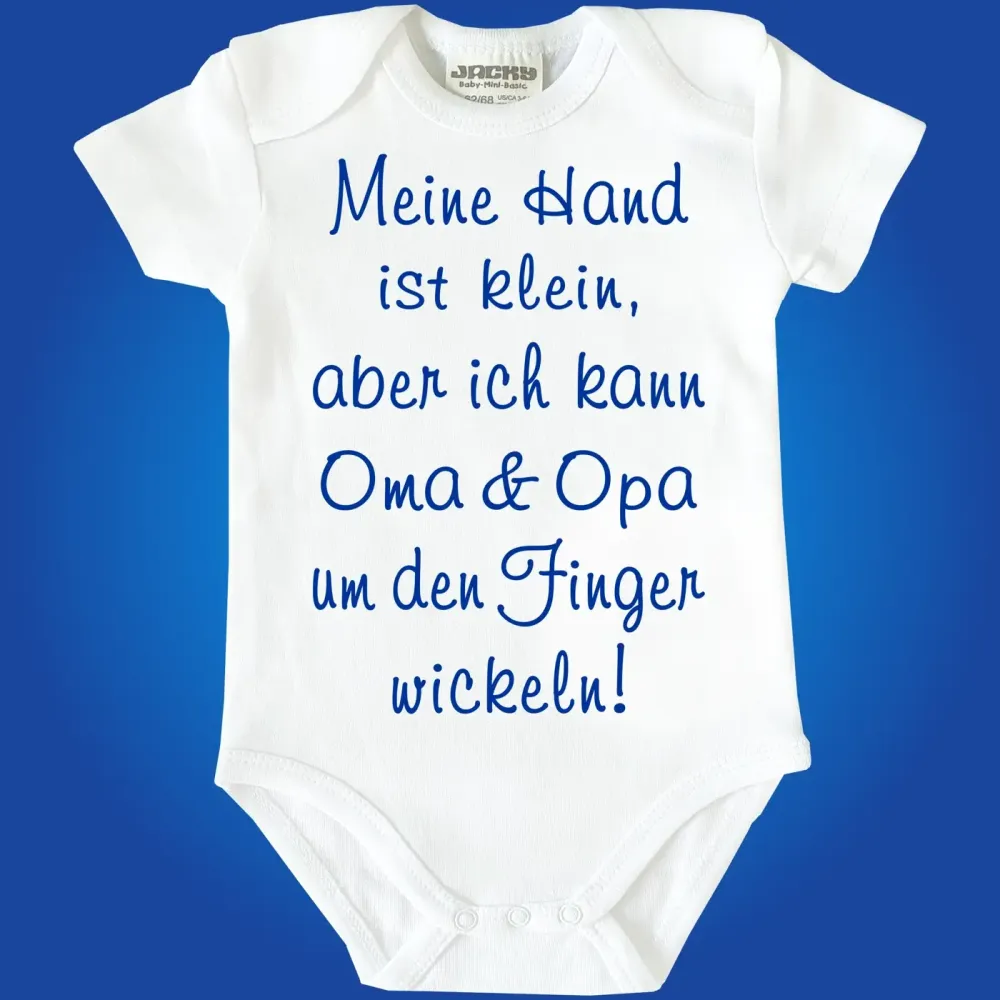 Preview: Witziger Baby-Body mit Spruch zur Geburt