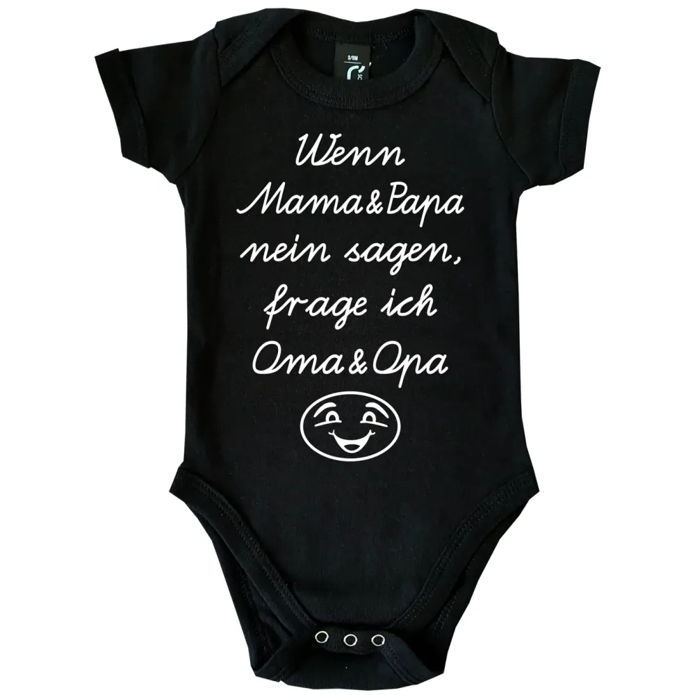 Baby-Body mit lustigem Spruch