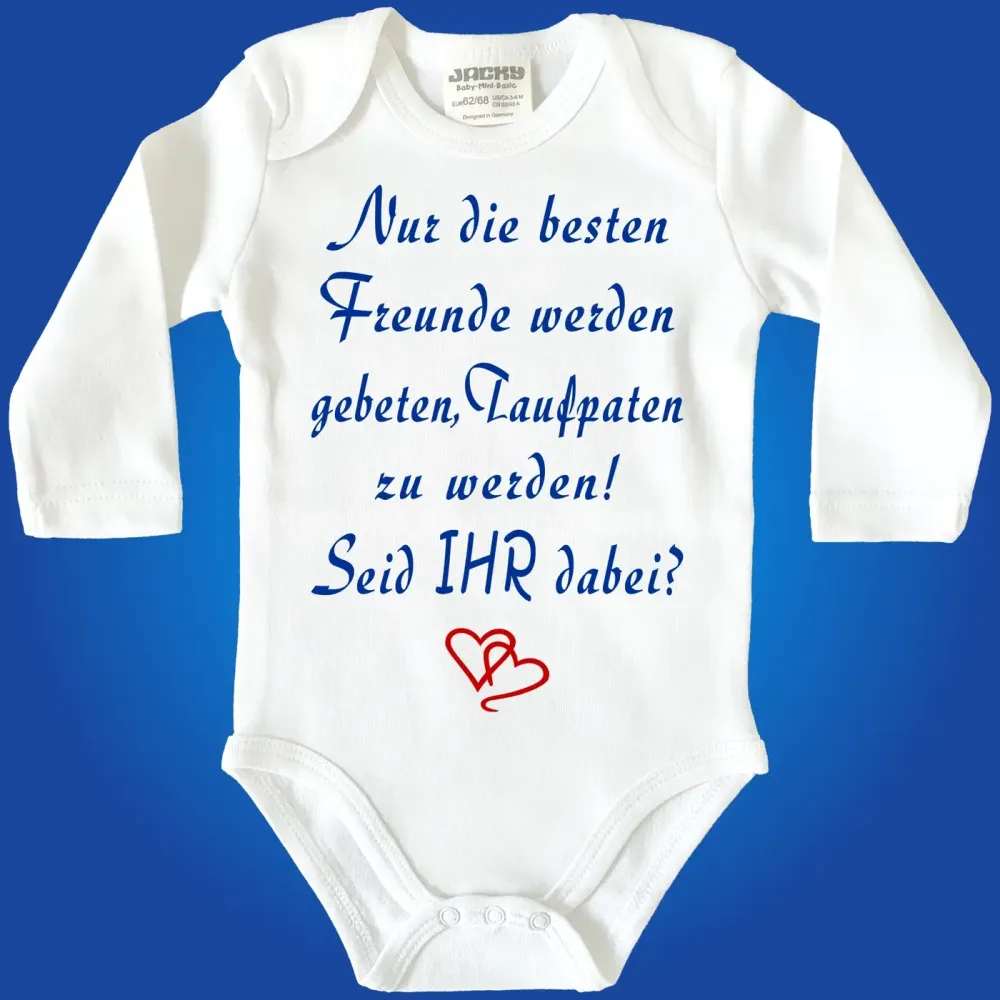 Preview: Baby-Body mit Druck Patenonkel