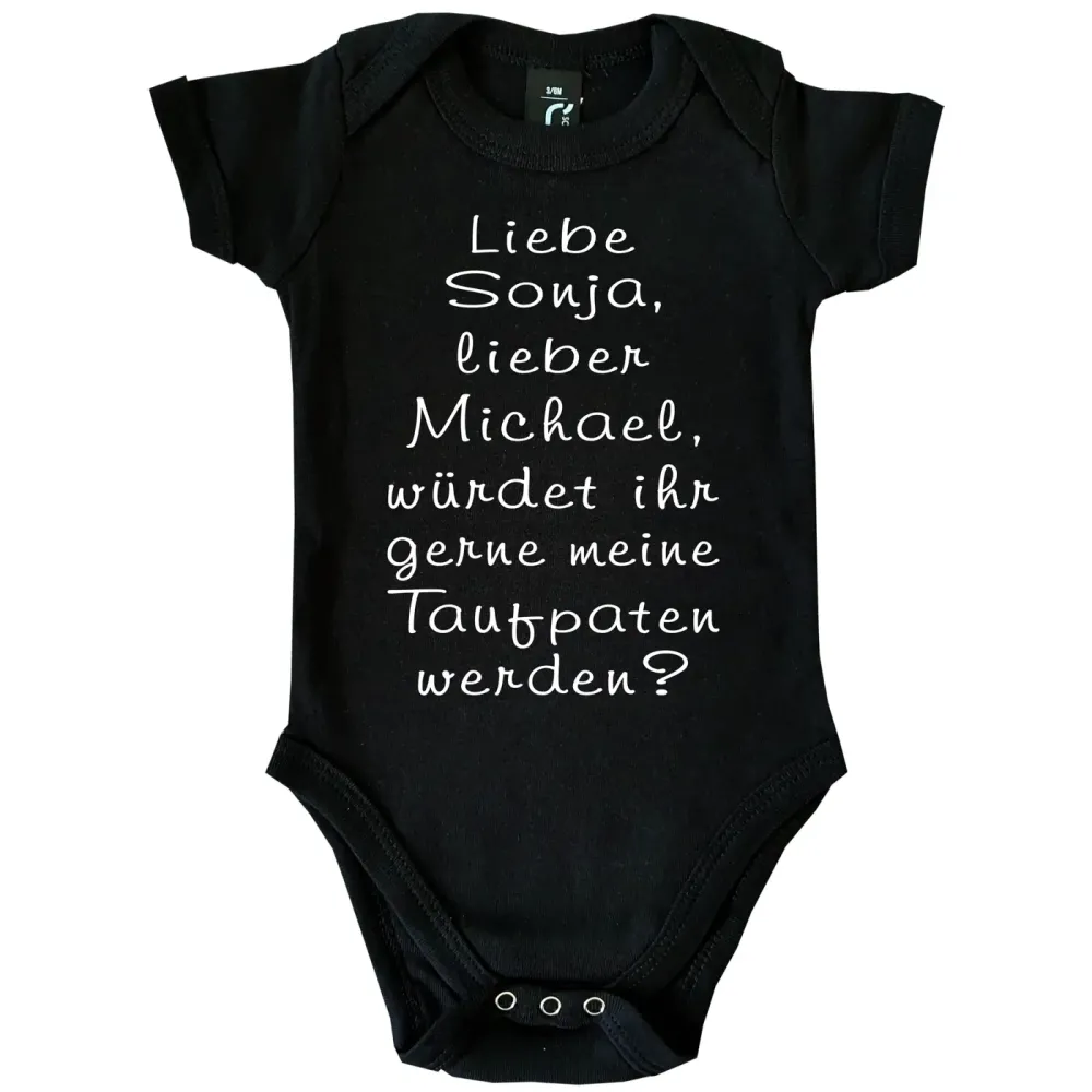 Baby-Body mit Aufdruck Patenonkel
