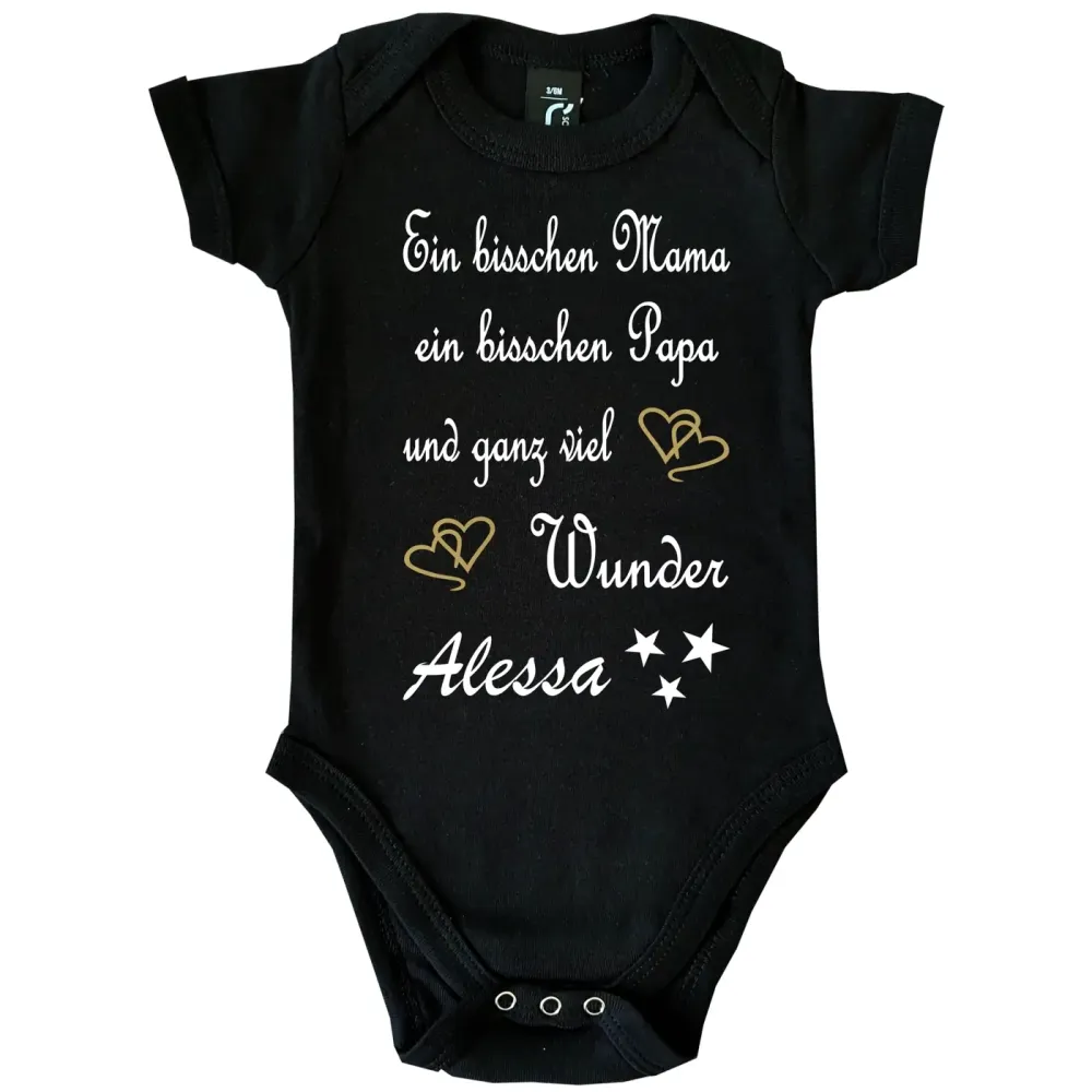 Preview: Baby-Body - Ein bisschen Mama Ein bisschen Papa MIT Wunschname Preview: Baby-Body - Ein bisschen Mama Ein bisschen Papa MIT Wunschname