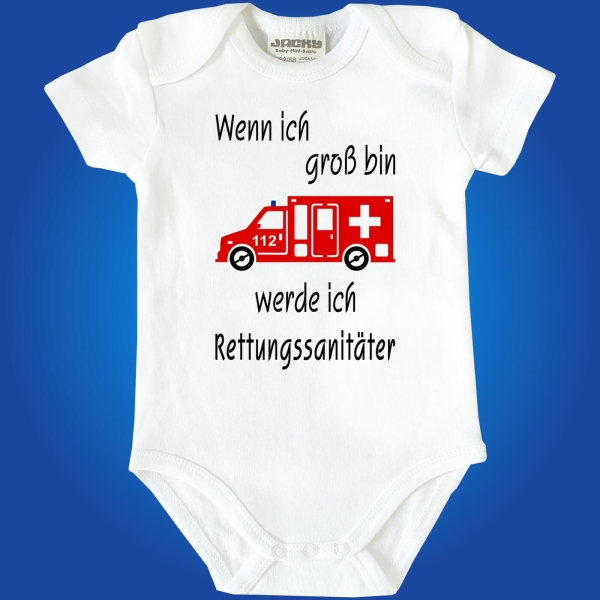 Strampler Wenn ich groß bin