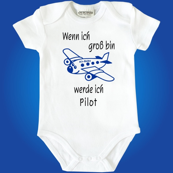 Baby Bodysuit Wenn ich groß bin