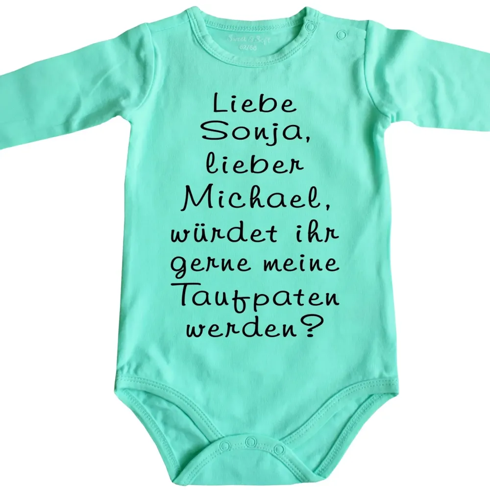 Baby-Body Taufpaten zur Taufe