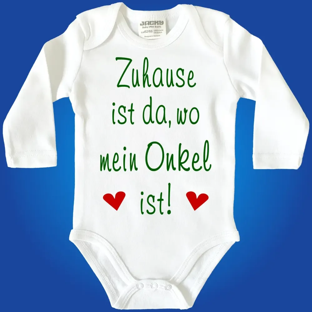 Baby-Body mit lustigem Spruch zur Geburt