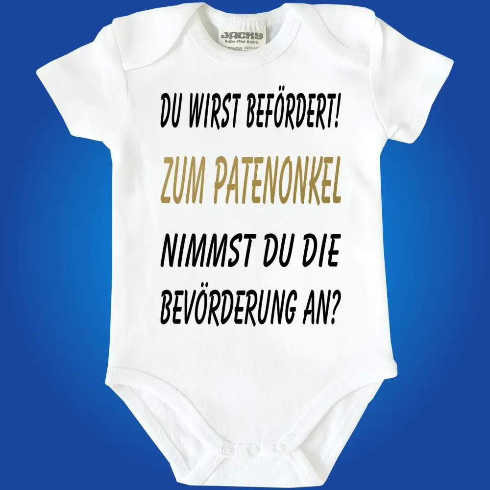 Preview: Baby-Body mit Druck Patentante