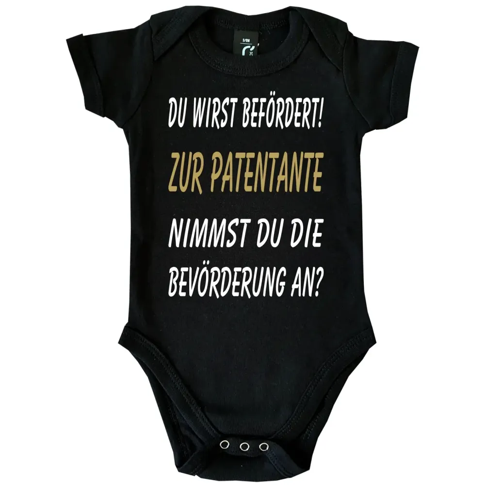 Baby-Body mit Druck zur Taufe