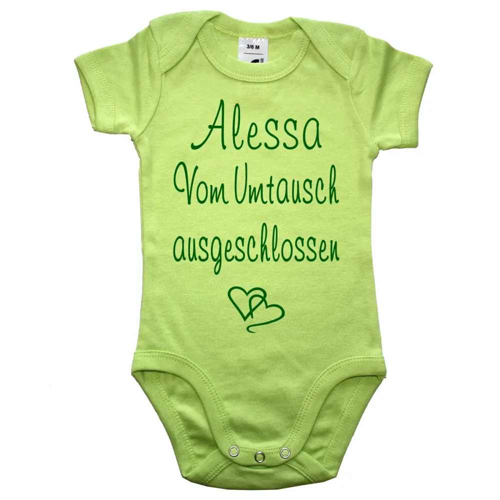 Baby-Body mit Spruch - Personalisiert