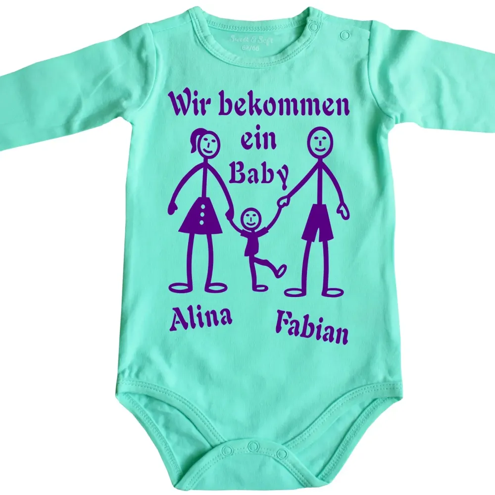 Baby-Body mit Aufdruck Baby