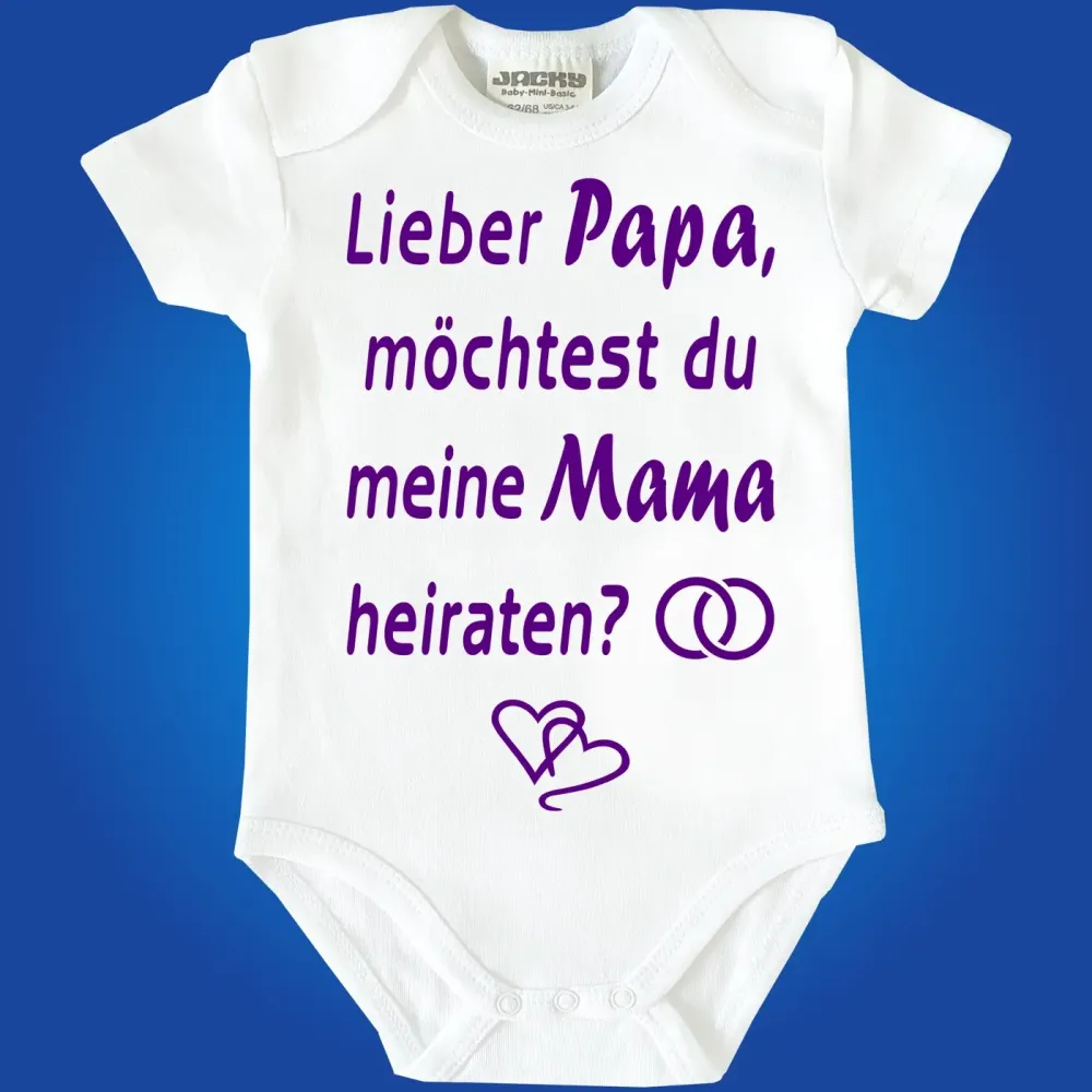 Baby Body Hochzeitsantrag