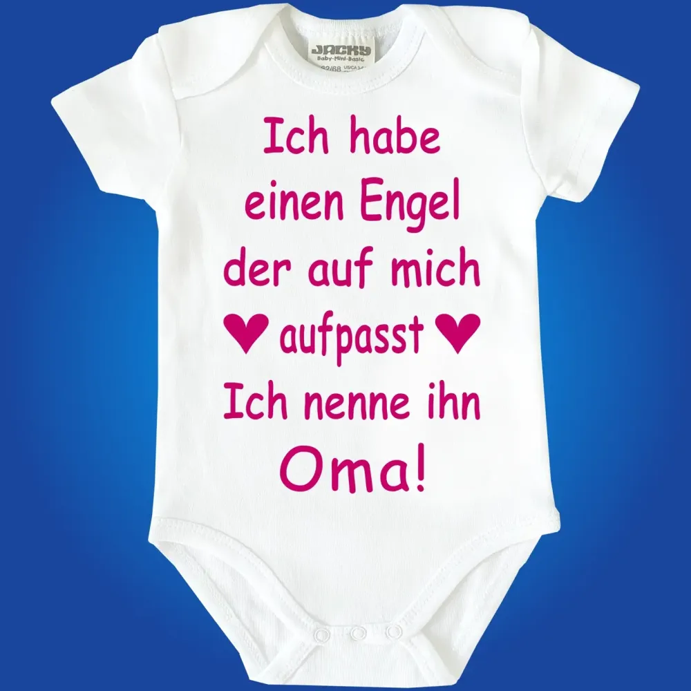 Baby-Body mit Spruch Engel Papa