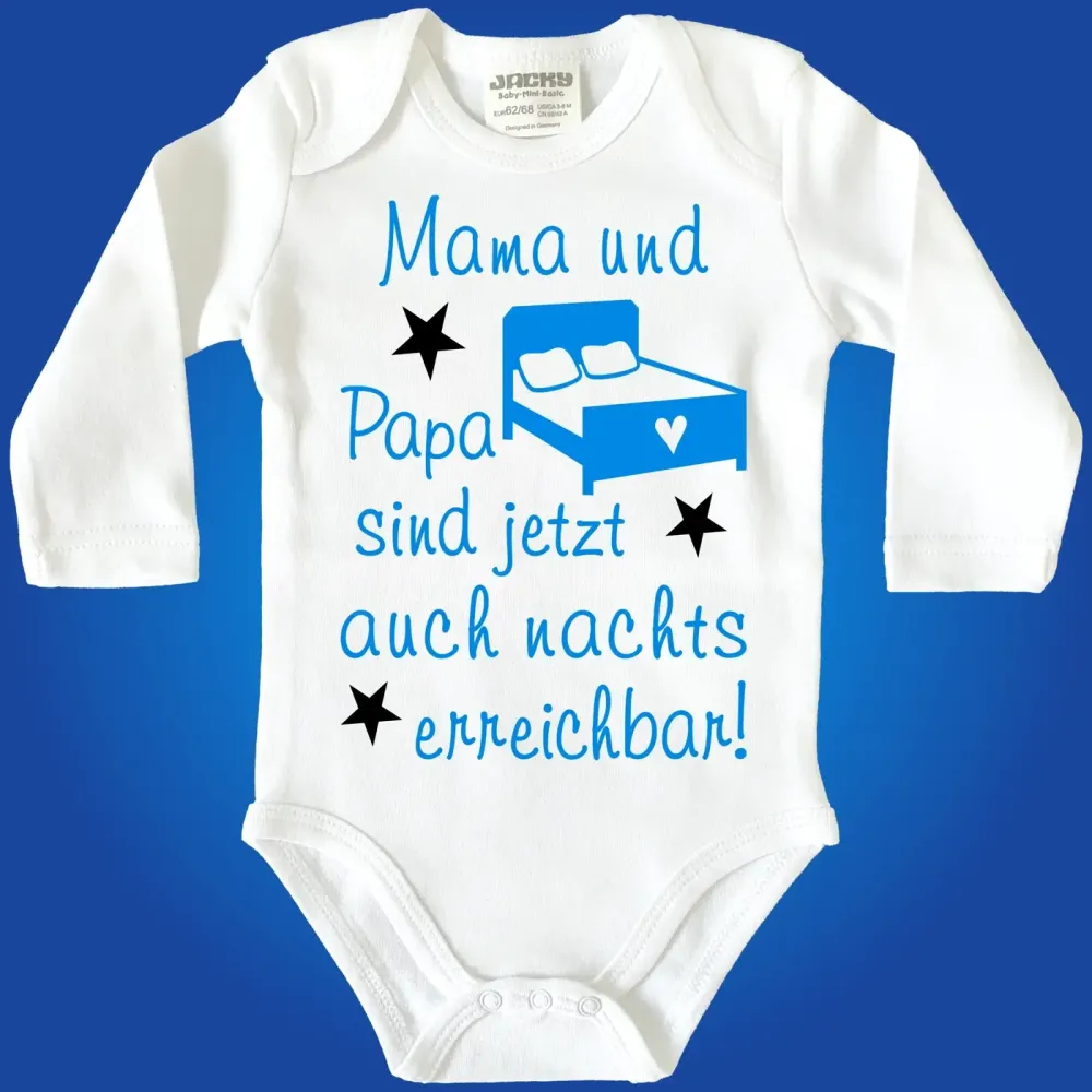 Baby Bodysuit with funny saying about the night
