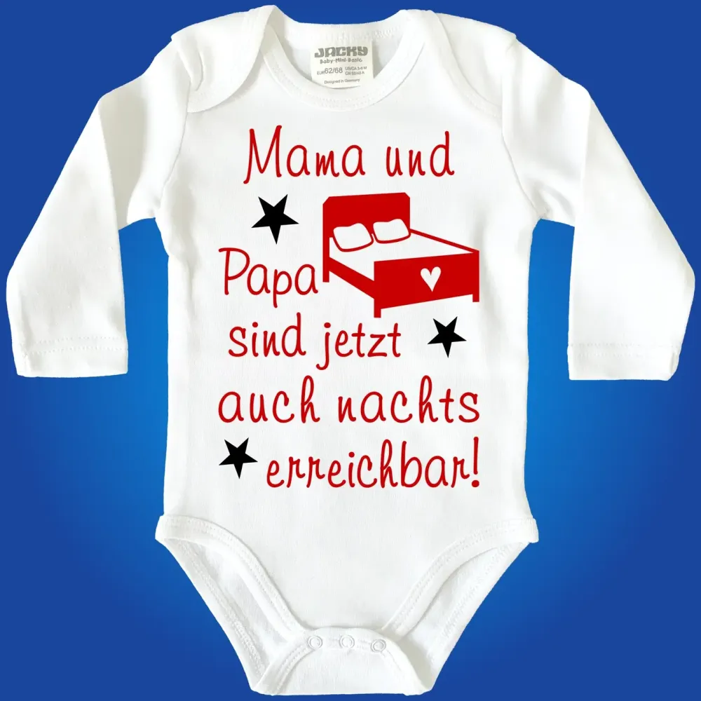 Preview: Baby Bodysuit mit lustigem Spruch