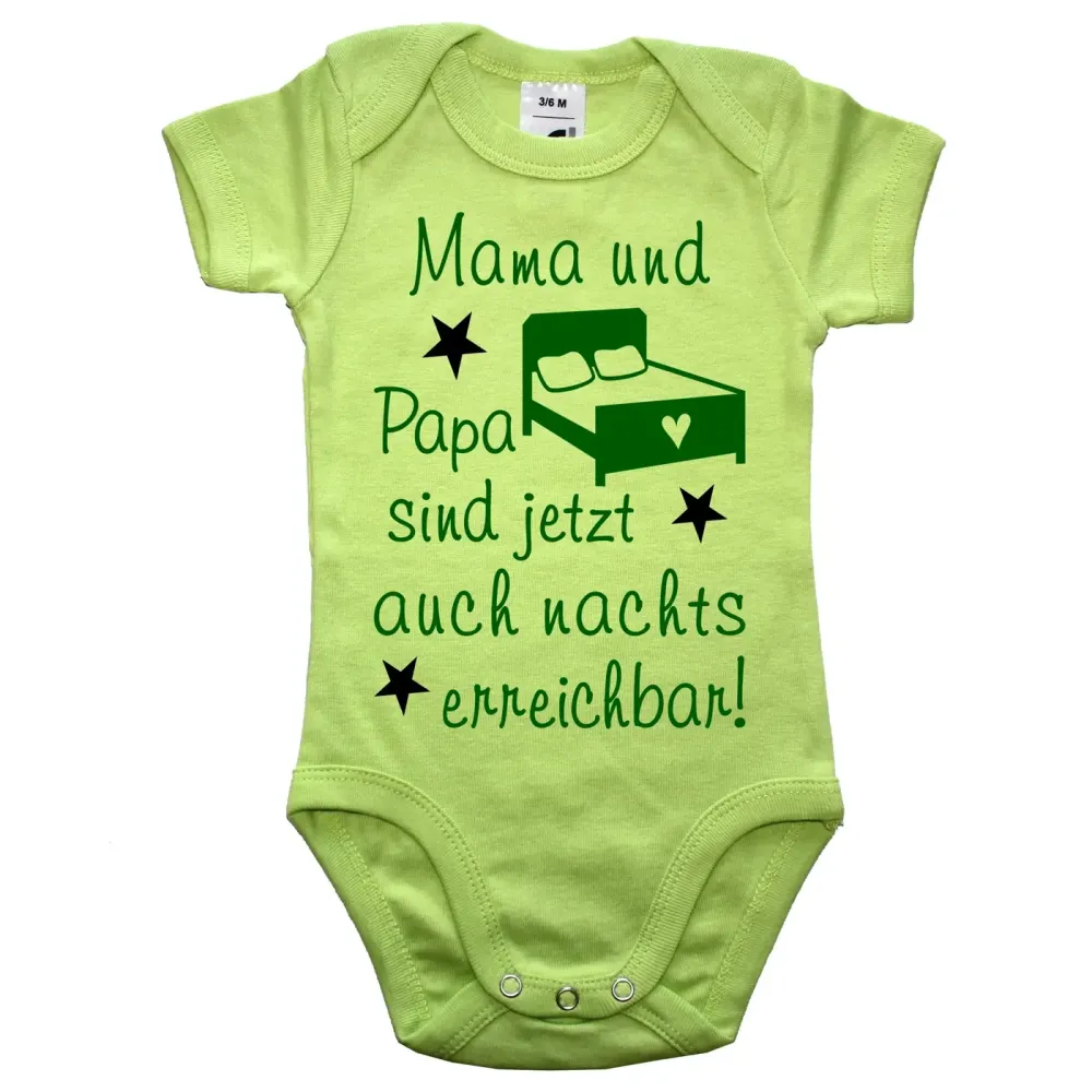 Baby-Body mit lustigem Spruch