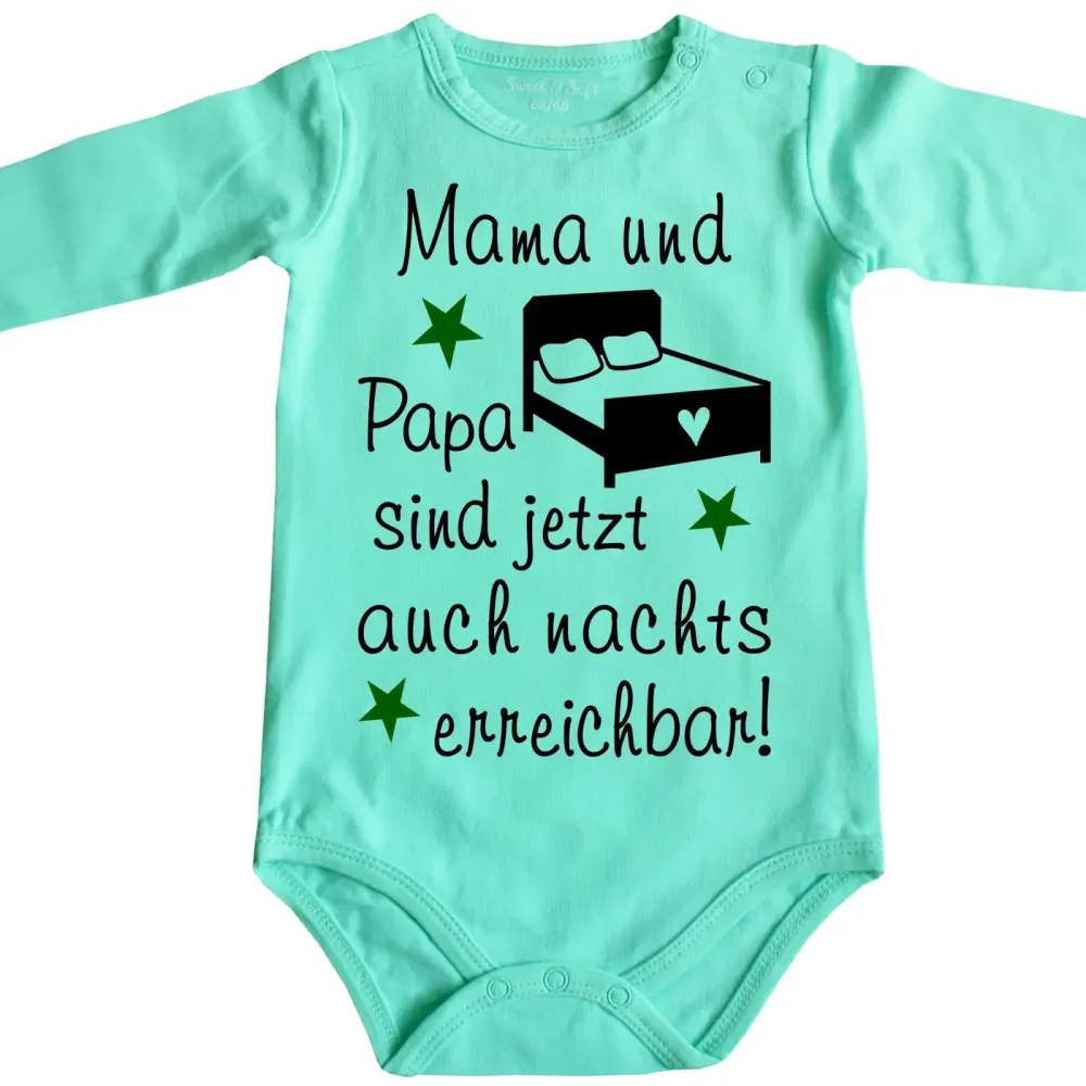 Baby-Body mit witzigem Spruch