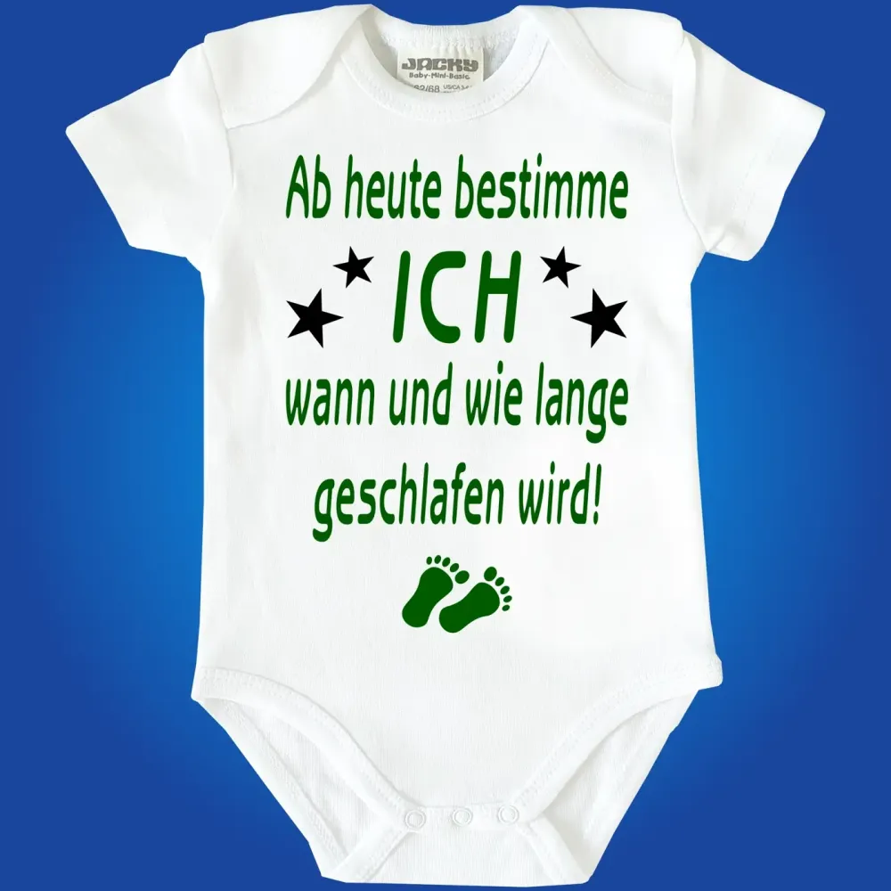 Babybody Witzig mit Spruch schlafen