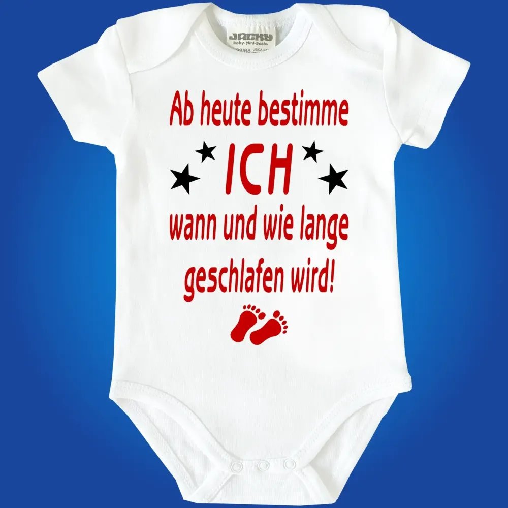 Baby-Body mit Druck Schlafen
