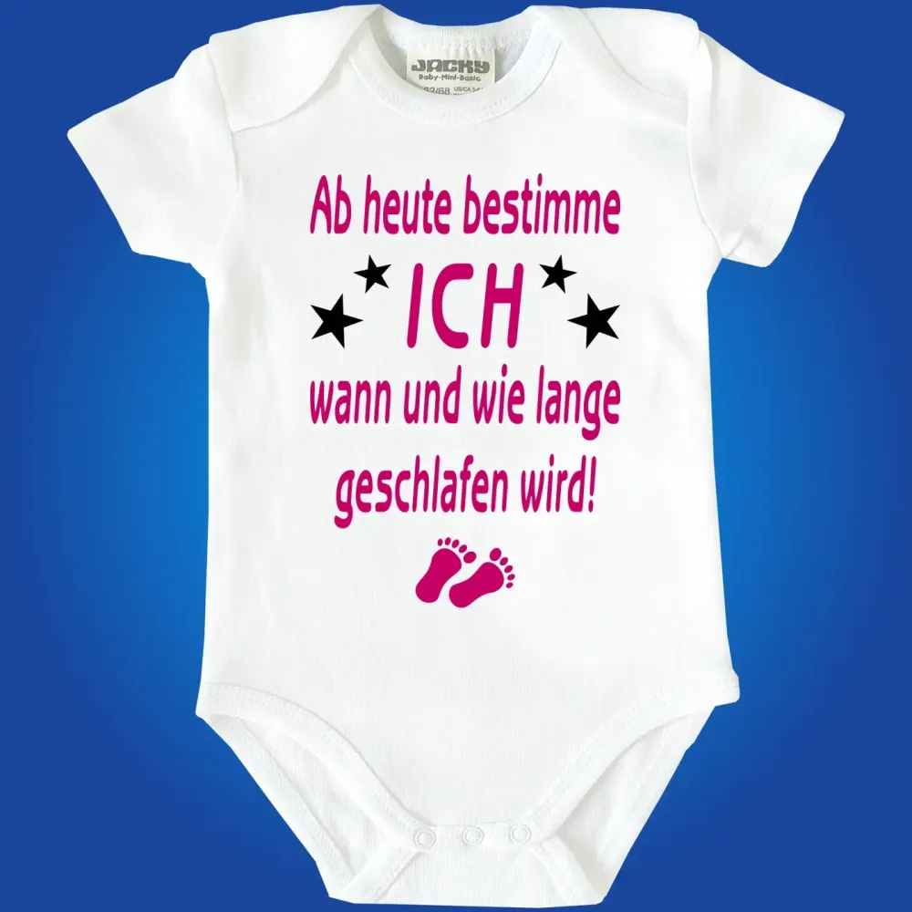 Baby‑Body mit humorvollem Familien‑Spruch
