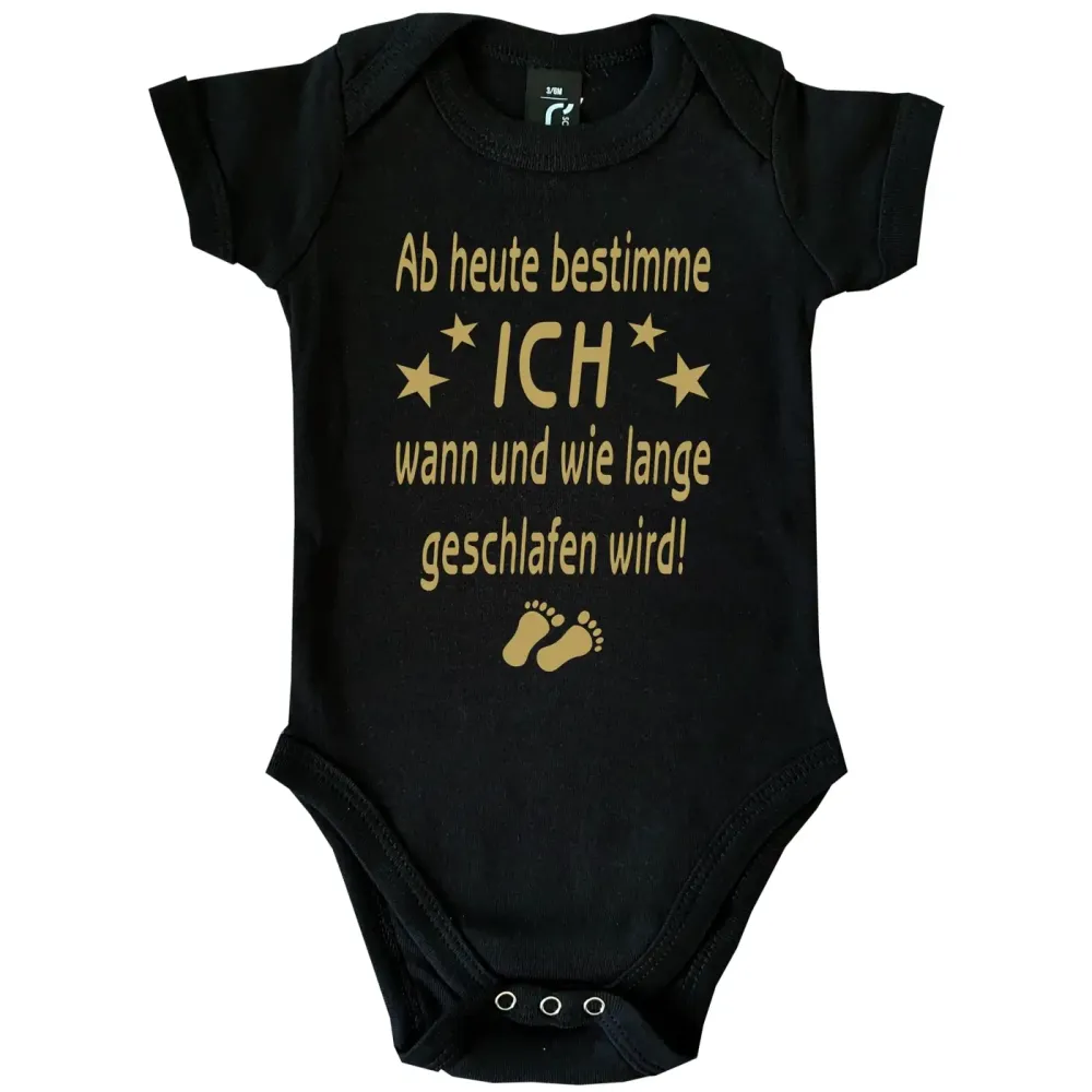 Baby‑Body mit frechem Eltern‑Spruch und modernem Design