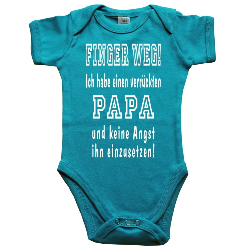 Preview: FINGER WEG - Oma Opa Tante Onkel Mama Papa Uroma Uropa Preview: Witziger Baby-Body Finger weg