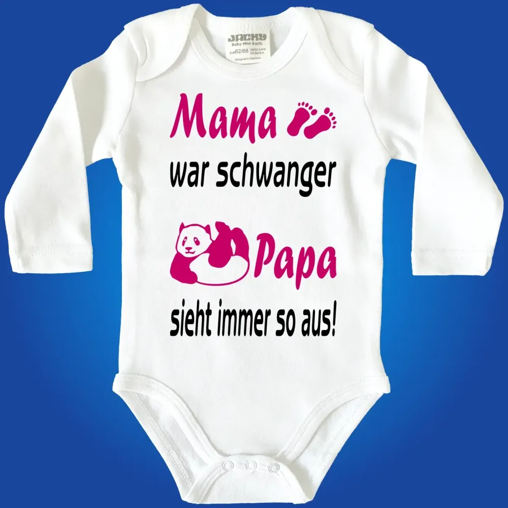 Baby Bodie mit Spruch