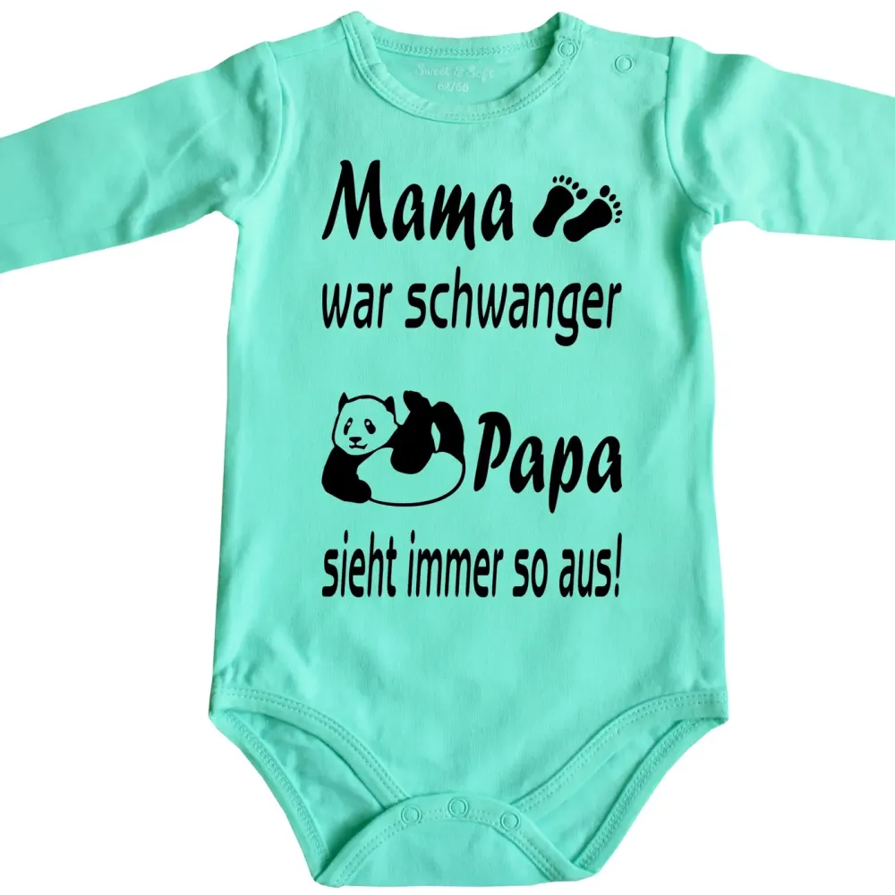 Preview: Witziger Baby-Body Schwanger
