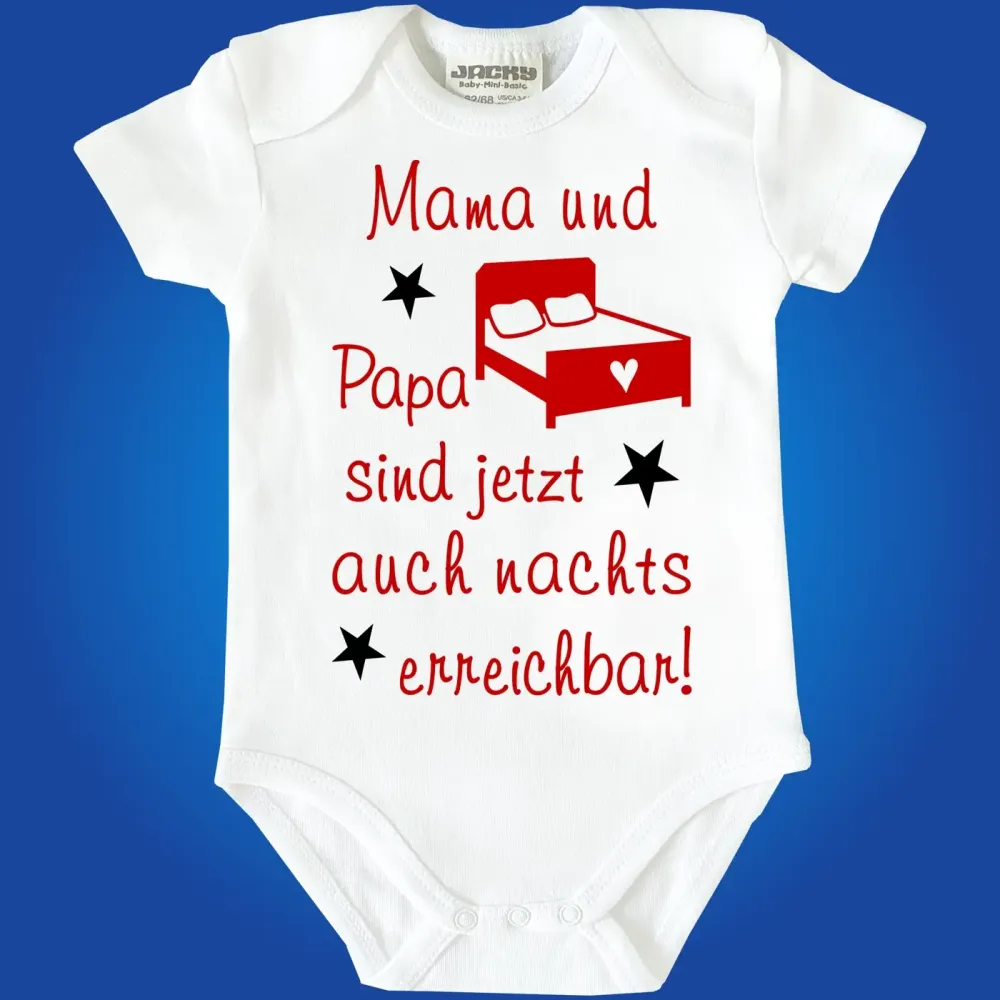 Preview: Body - Mama und Papa sind jetzt auch NACHTS erreichbar Preview: Baby-Body Nachts erreichbar