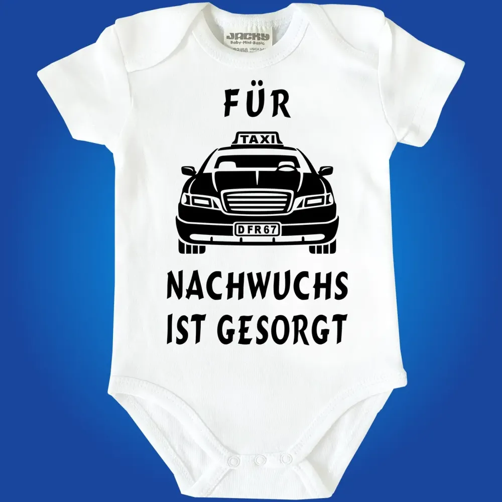 Babybody mit Berufsmotiv für Taxifahrer