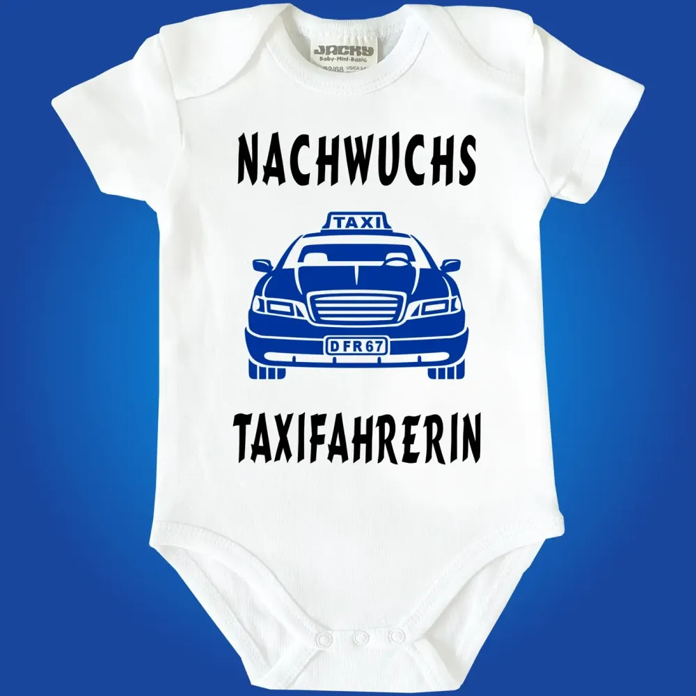 Babybody mit Taxi-Motiv für Jungen und Mädchen