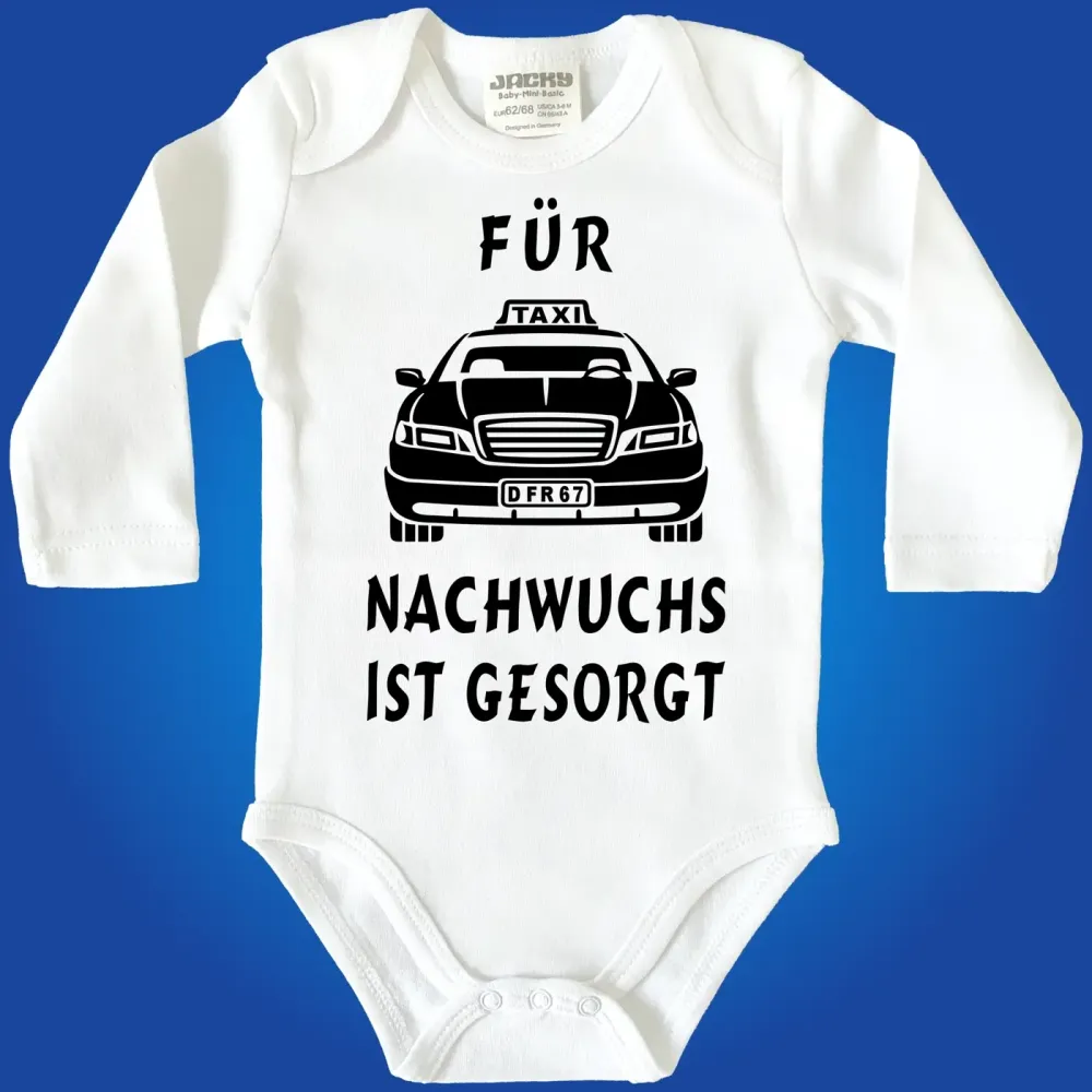 Babybody mit Berufsmotiv für Taxifahrer