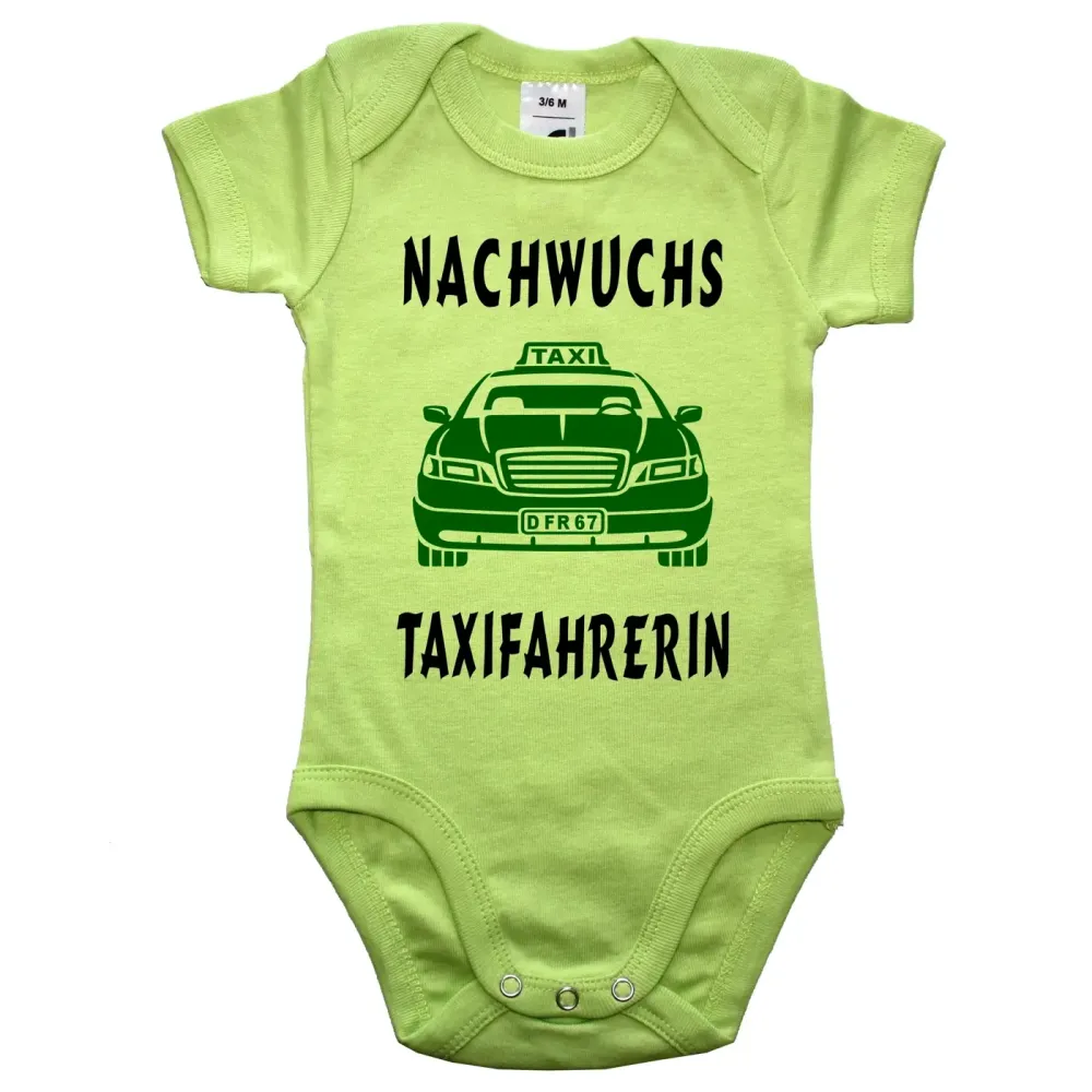 Baby‑Body mit Taxi für kleine Nachwuchsfahrer