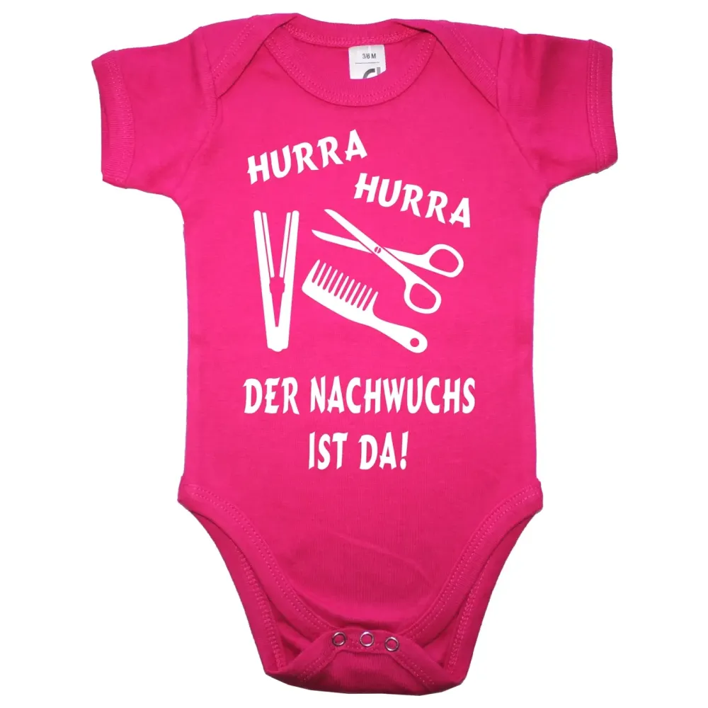 Baby-Body mit Druck Friseur oder Friseurin
