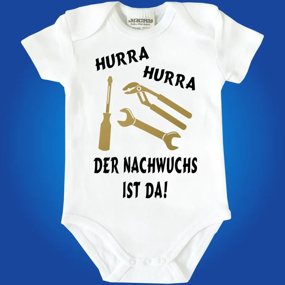 Baby-Body mit Druck Nachwuchs Handwerker