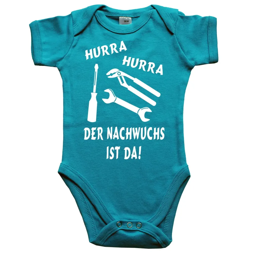 Baby-Body mit Aufdruck Installateur