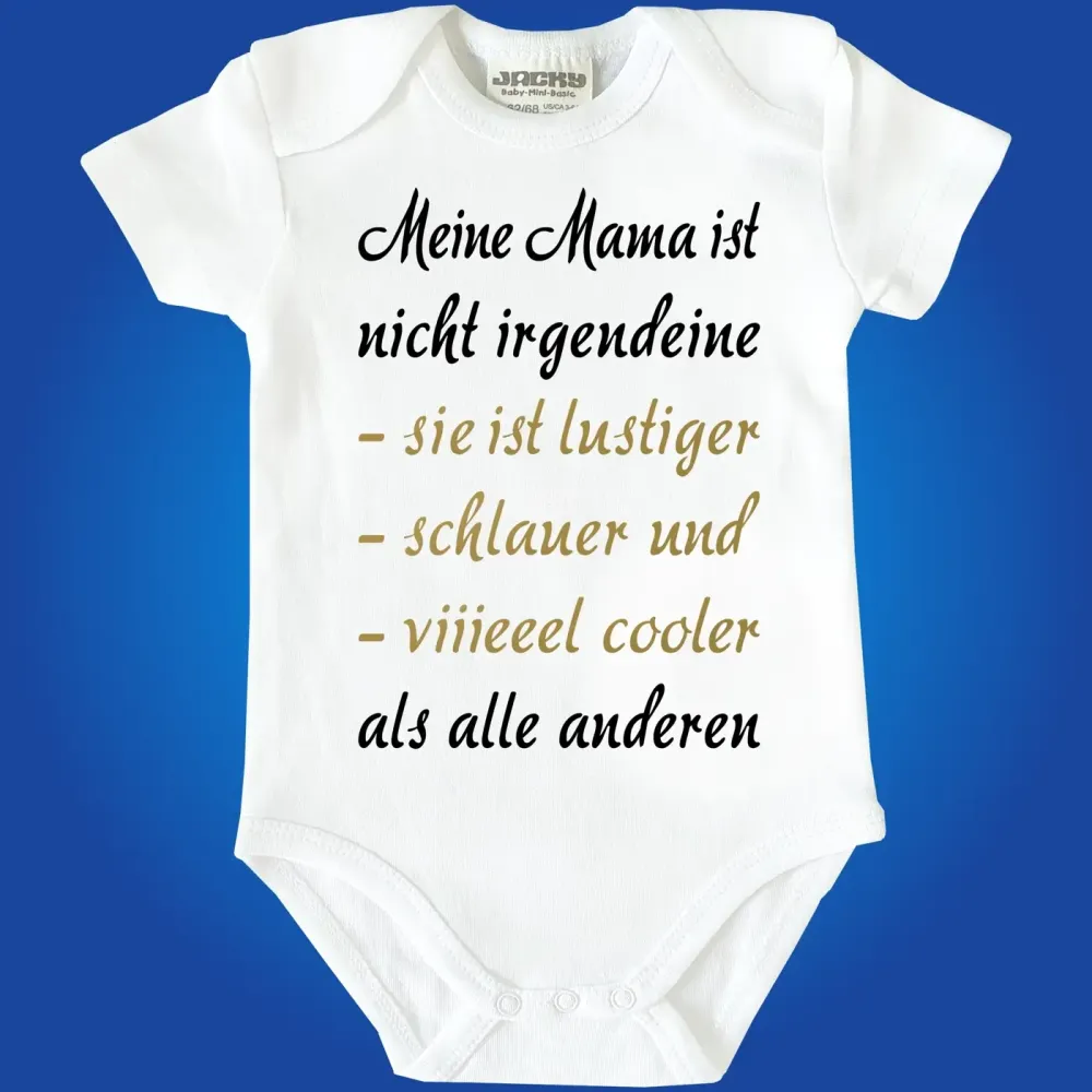 Baby-Body mit Spruch Coole Oma