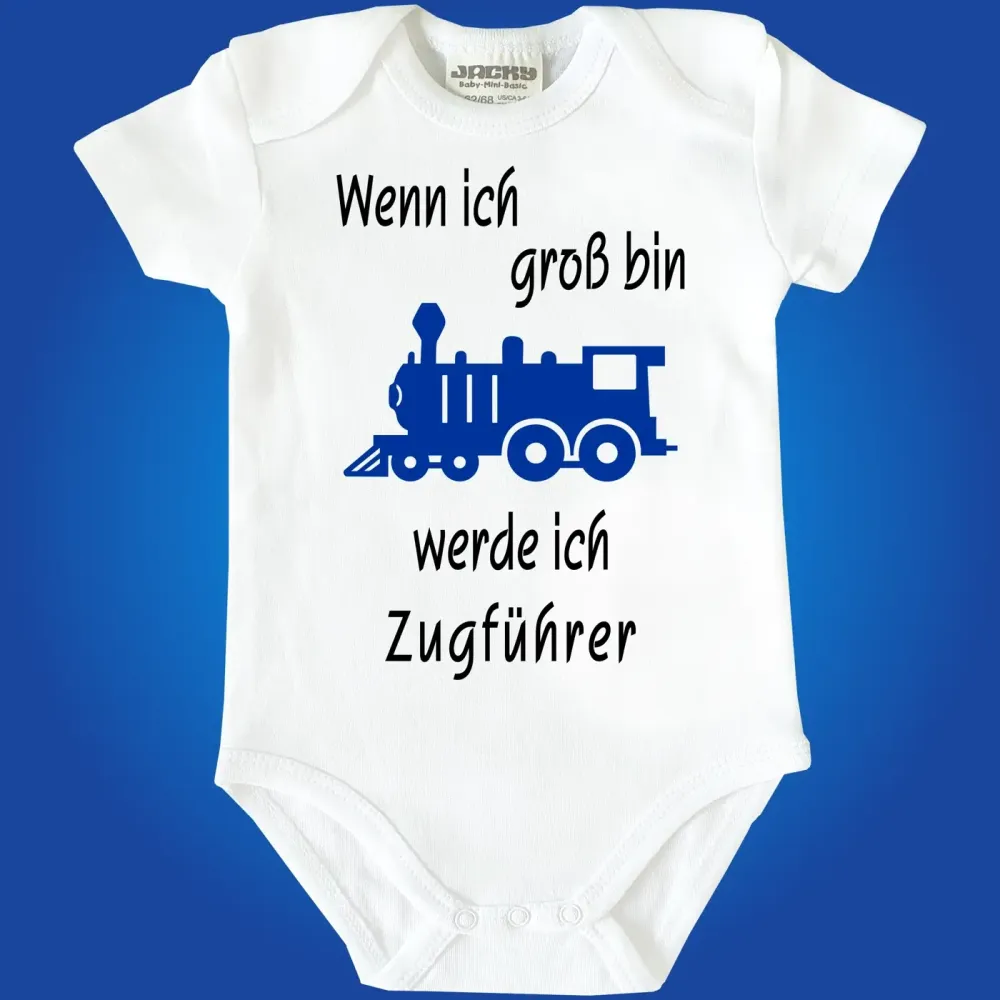 Babybody mit Berufswunsch LKW‑Fahrerin