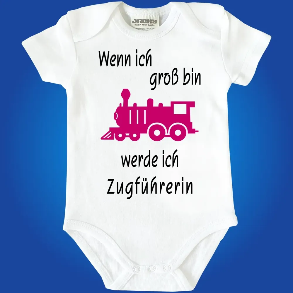 Baby‑Body mit Berufswunsch Busfahrer