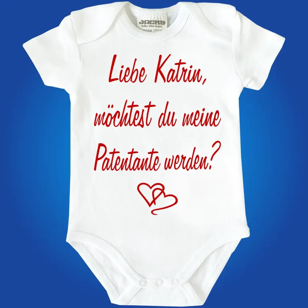 Babybody mit Spruch Patenonkel