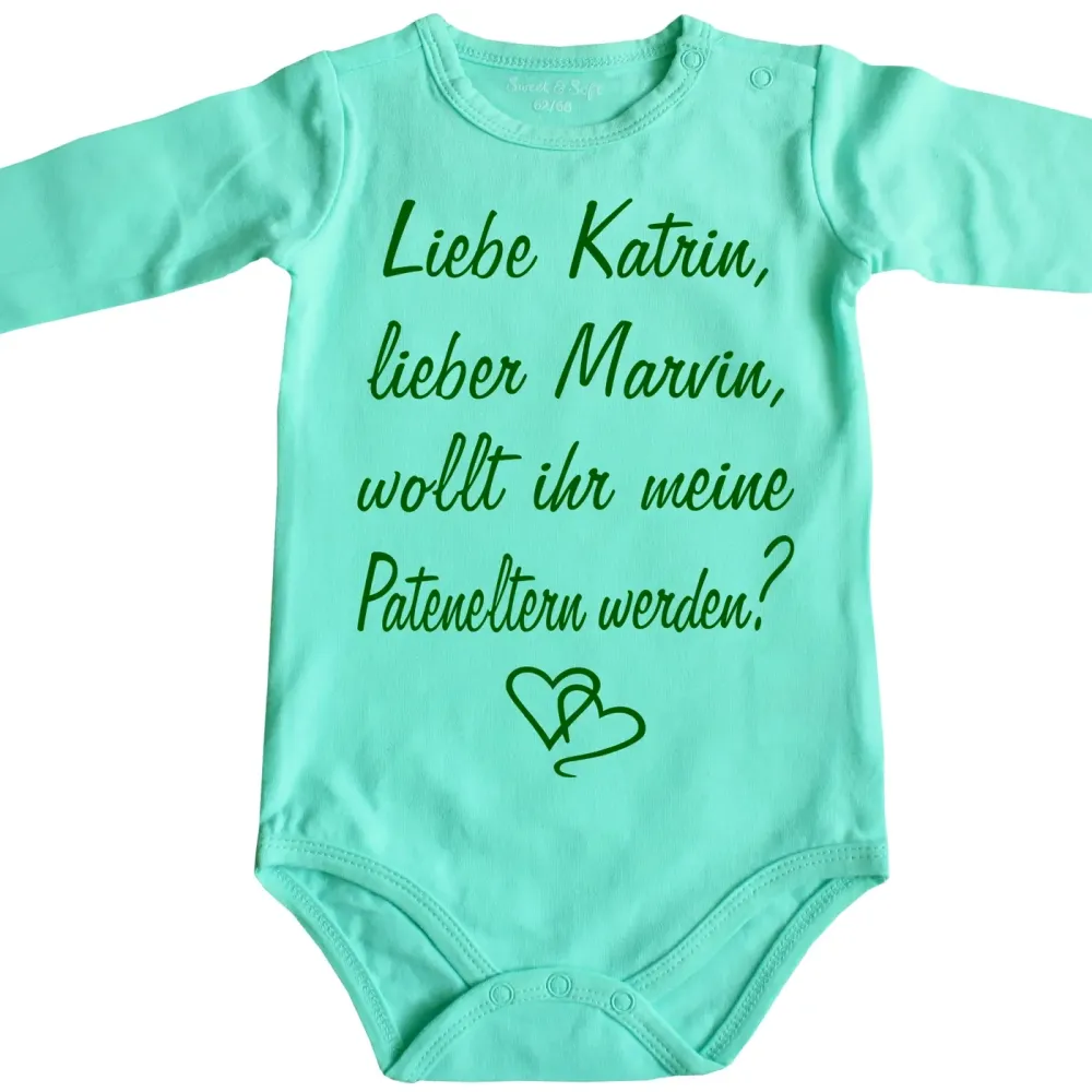 Babybody Patenonkel zur Taufe