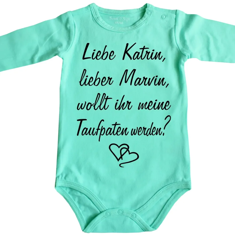 Preview: Babybody Patentante zur Taufe