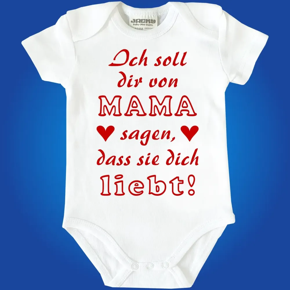 Baby-Body mit Aufdruck Papa liebt dich