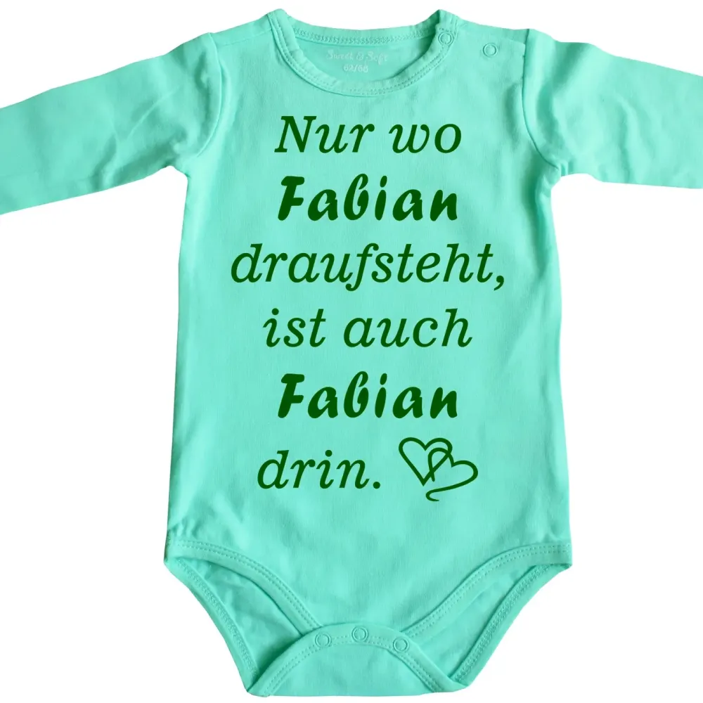Baby bodysuit gift for birth