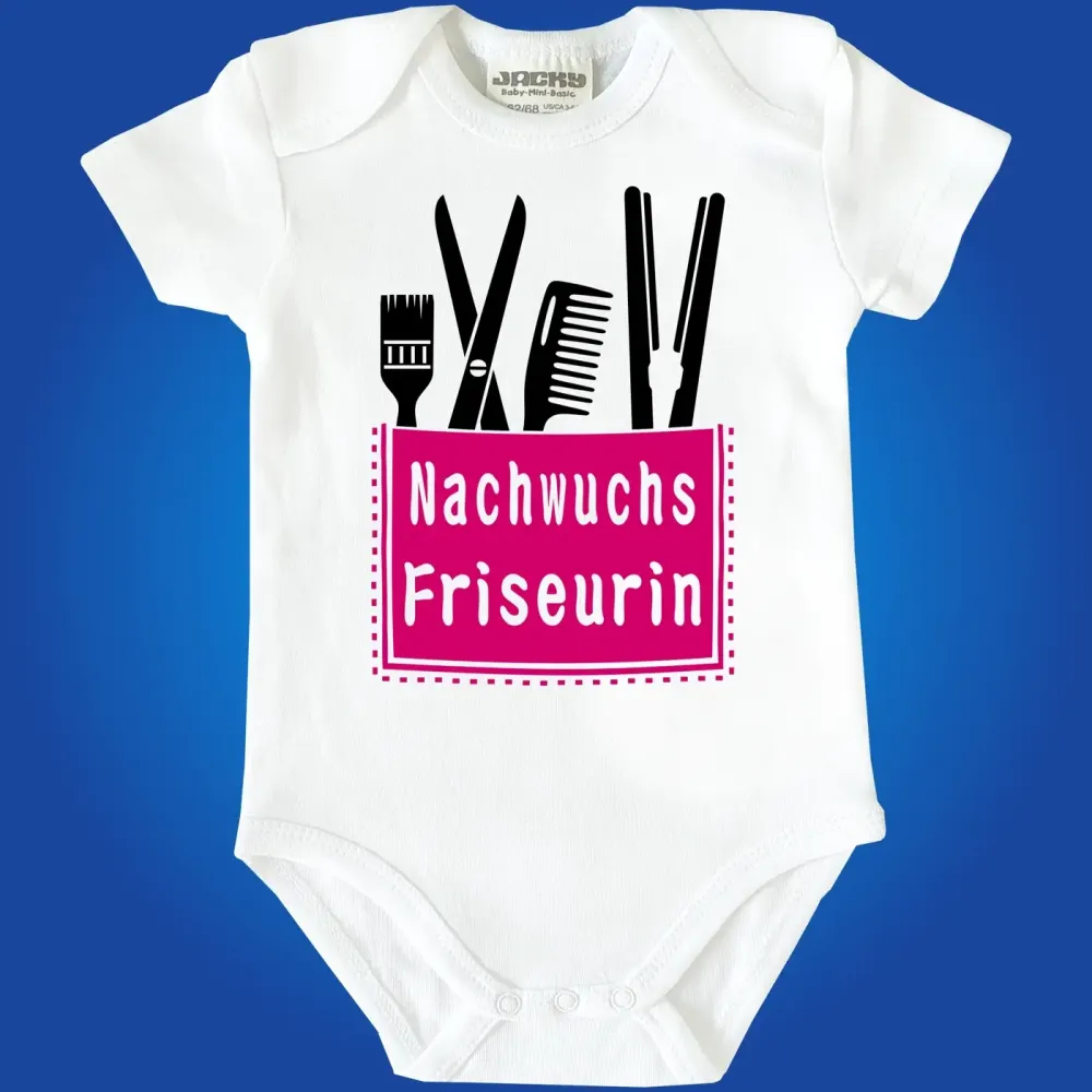Baby-Body mit Druck Friseur