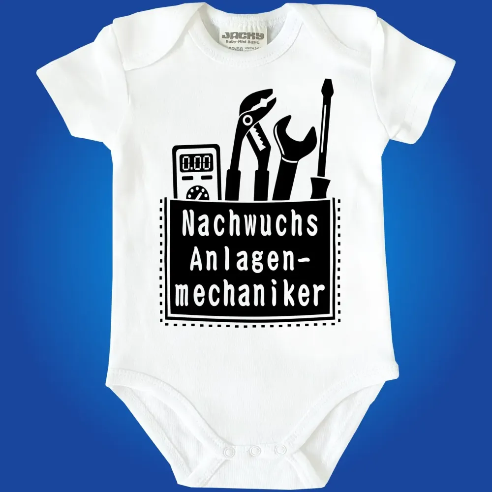 Preview: Baby-Body mit Aufdruck Anlagenmechaniker