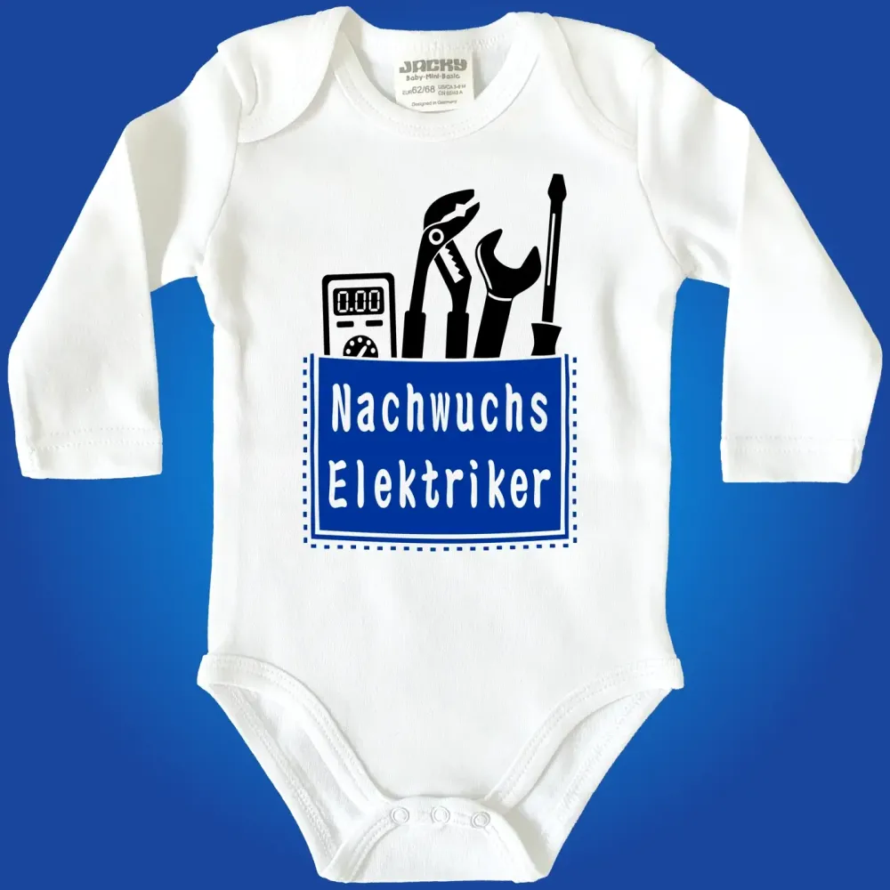 Preview: Baby-Body mit Aufdruck Mechatroniker
