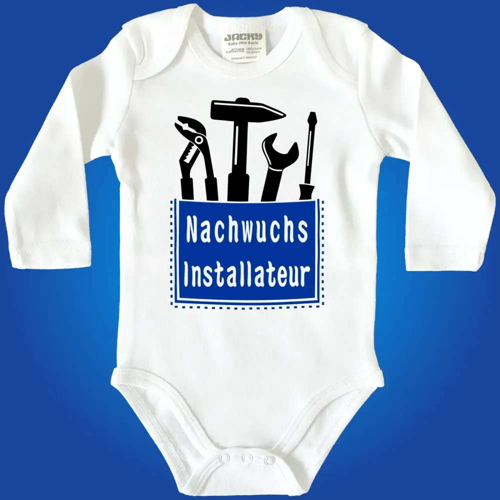 Preview: Baby-Body mit Aufdruck Anlagenmechaniker