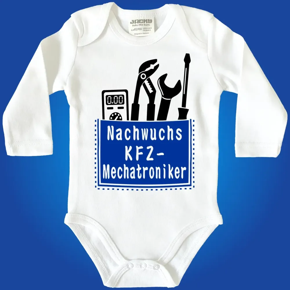 Baby-Body mit Aufdruck KFZ-Mechatroniker