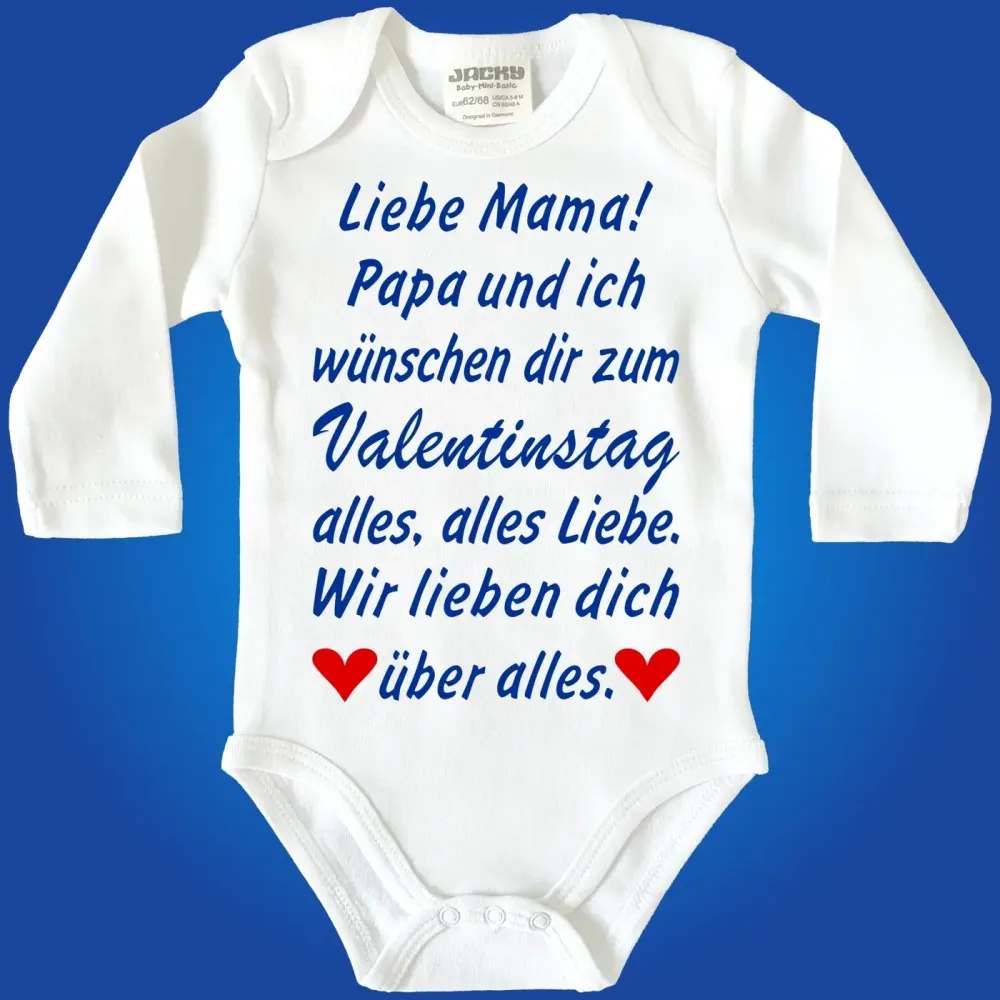 Preview: Baby-Body zum Valentinstag